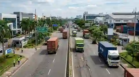 aspal bergelombang jakarta kawasan industri
